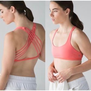 Lululemon Free To Be Wild Open Back Sports Bra